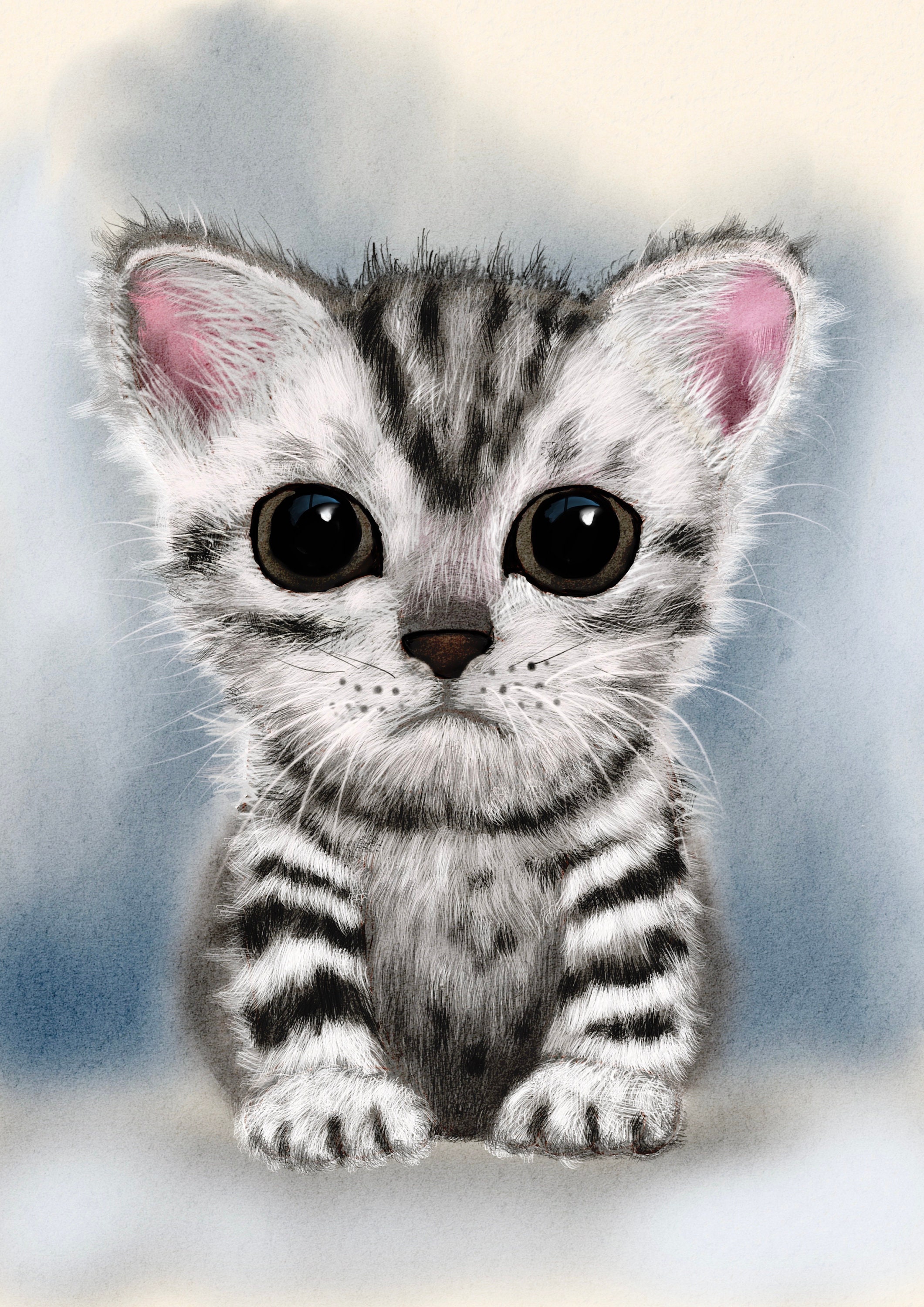 Cat Prints Cat Wall Art Kitten Wall Art Printable Etsy