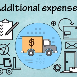 Additional Expenses. Service, Faster Shipping, Rush Order, Miscellaneous expenses
