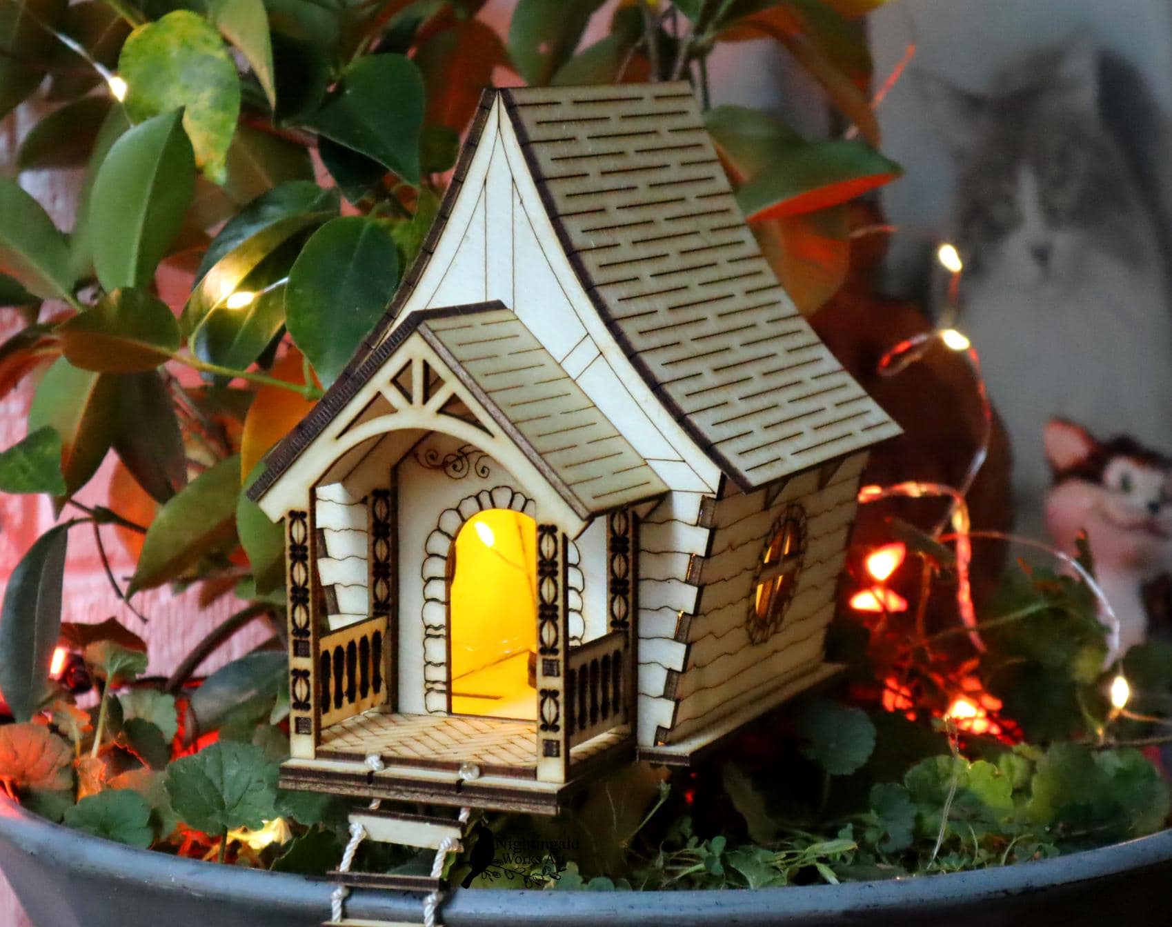Wooden Treehouse Toy