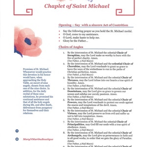 Saint Michael Chaplet