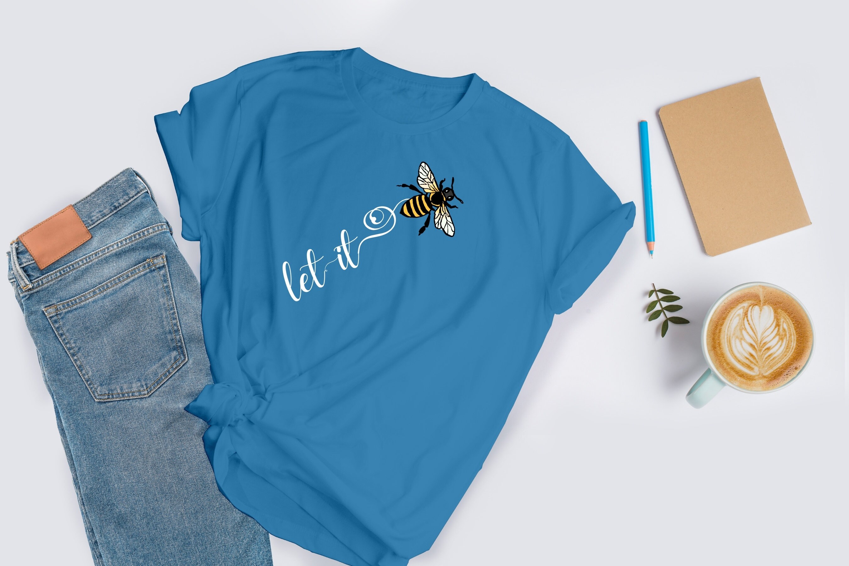 LET IT BEEE Unisex Cotton Tee Best Selling T Shirts Etsy