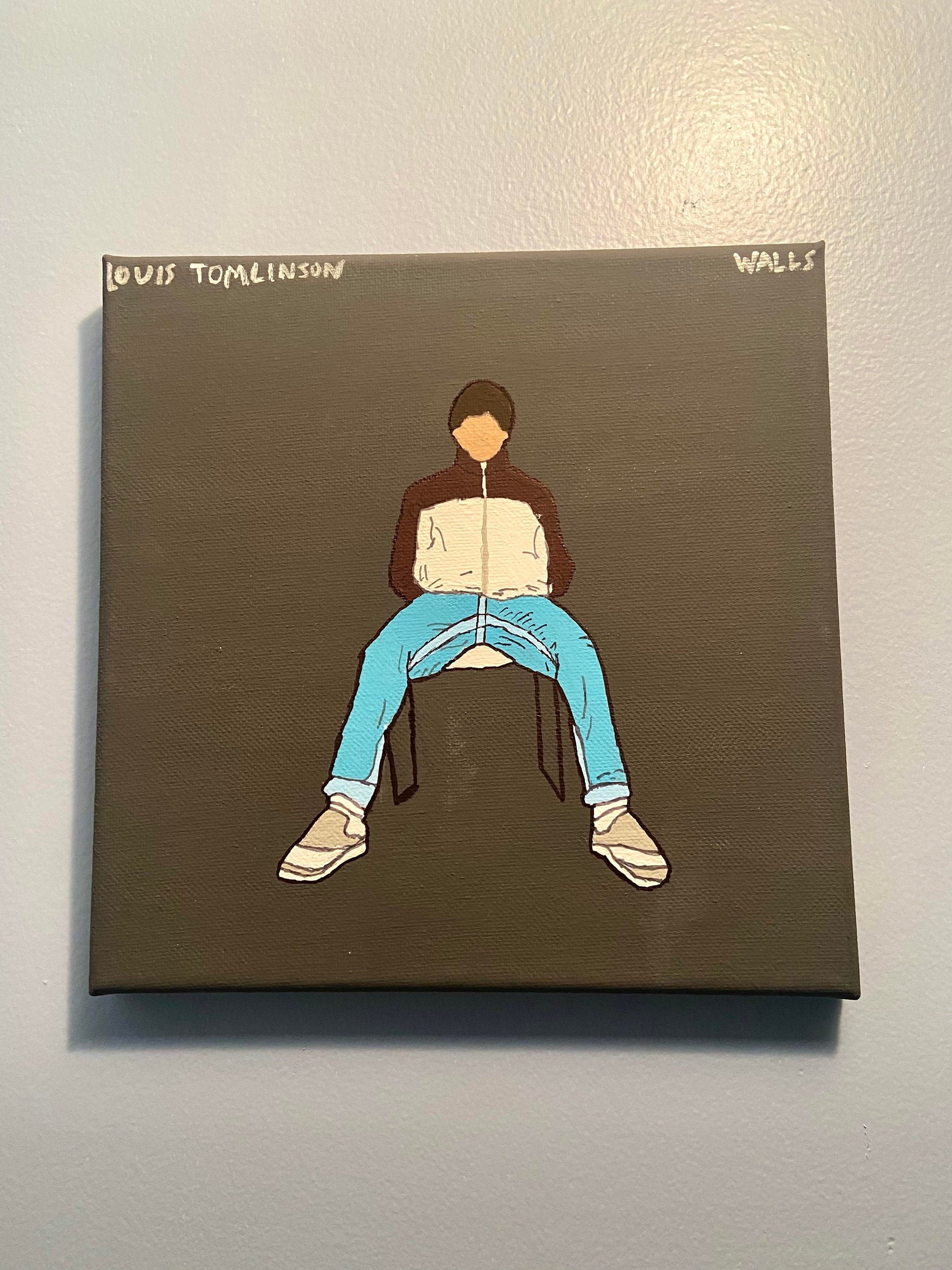 Walls Album Cover Painting Louis Tomlinson Etsy