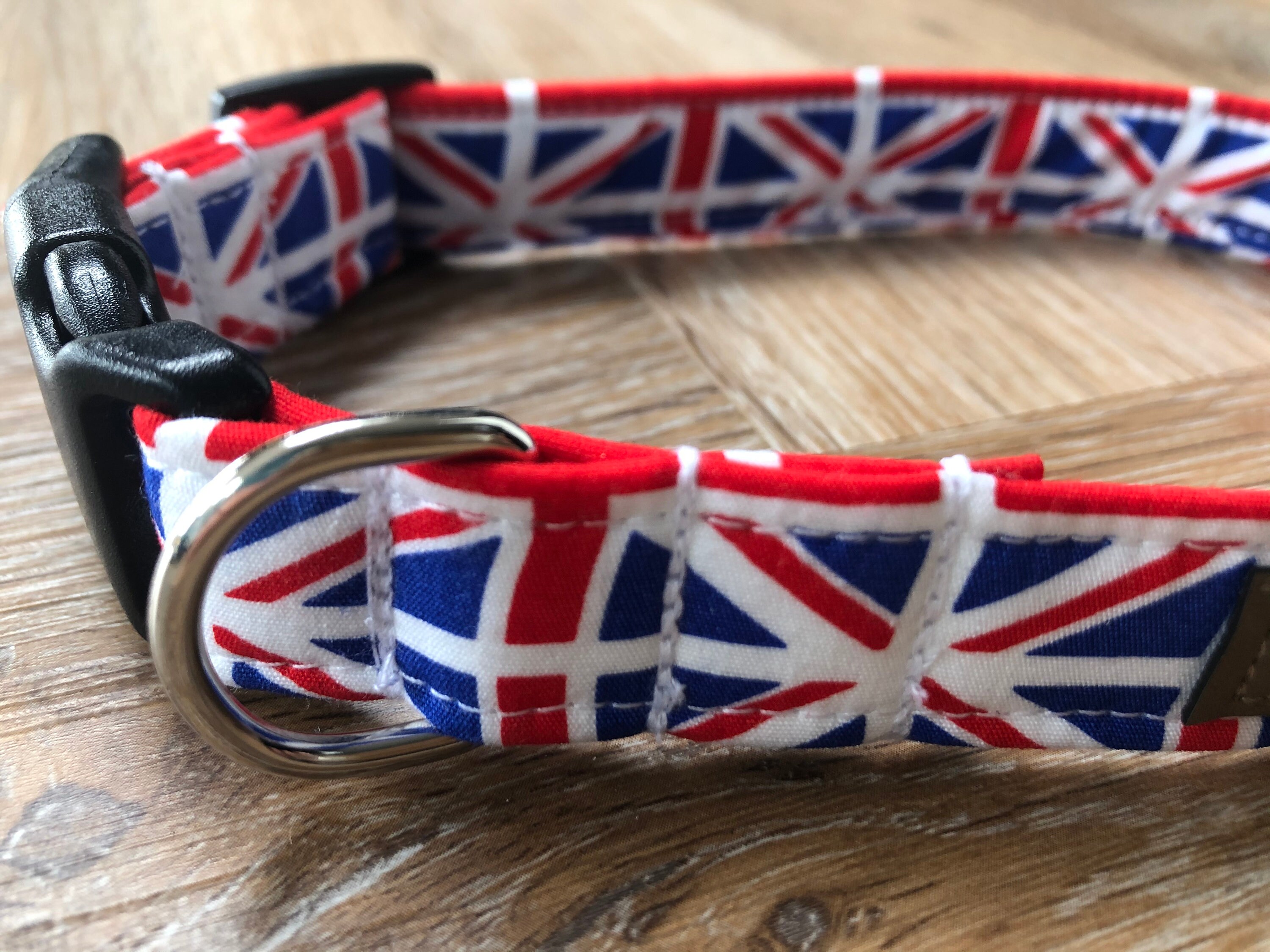 Union Jack Dog Collar British Flag Dog Collar Patriotic Dog Etsy UK