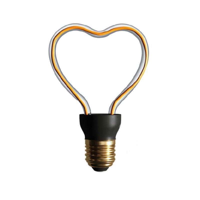 Ampoule Led Art Décorative - Forme Coeur Culot E27