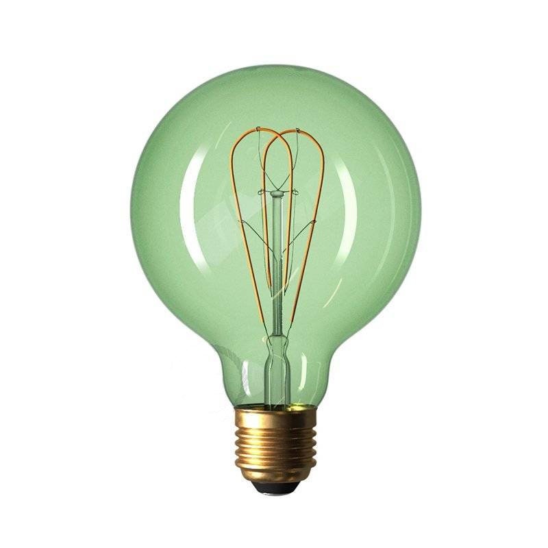 Ampoule Led - Globe Émeraude Culot E27