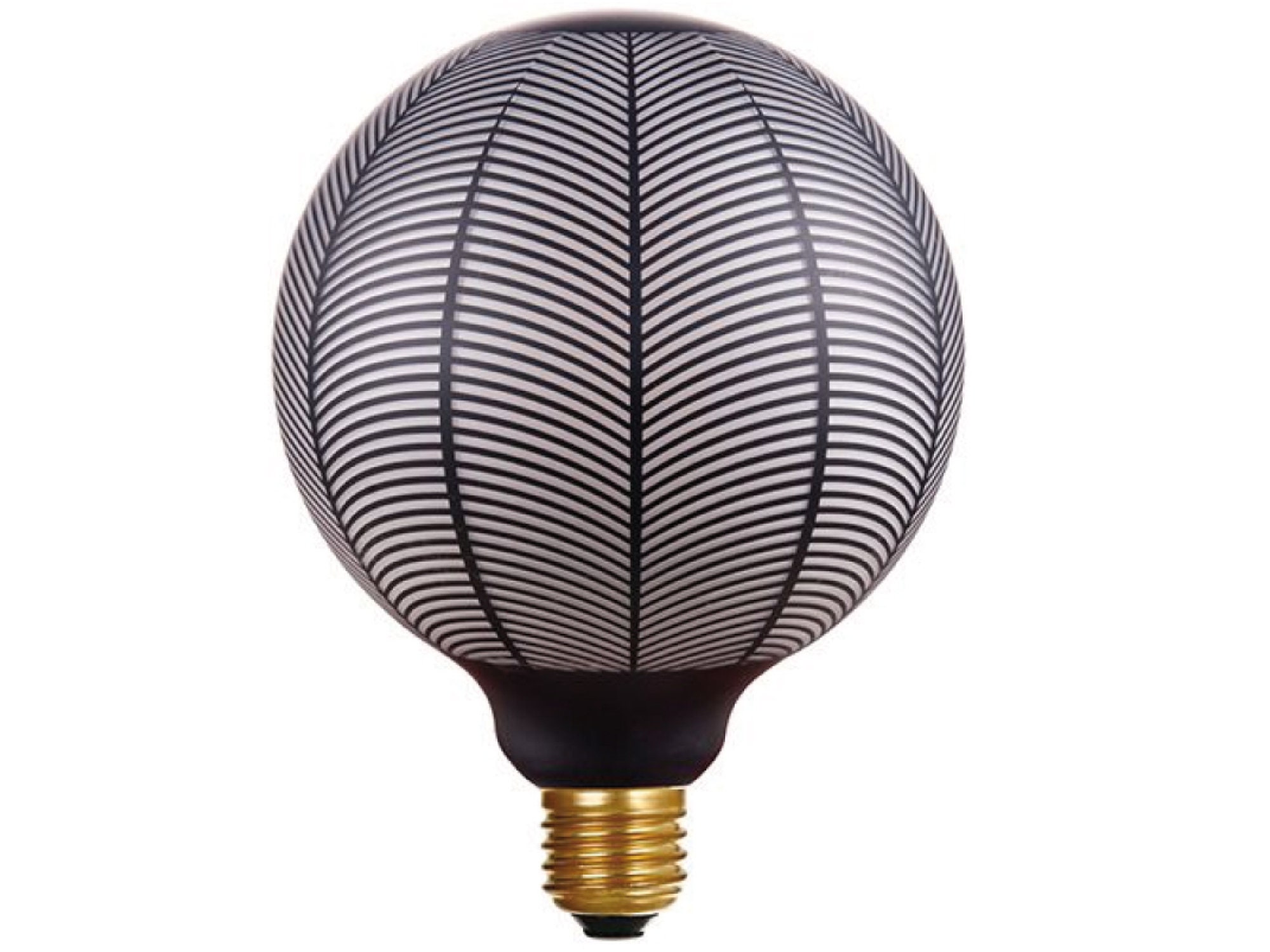 Ampoule Globe E27 Led - Globe Effet Vaguelette Noire