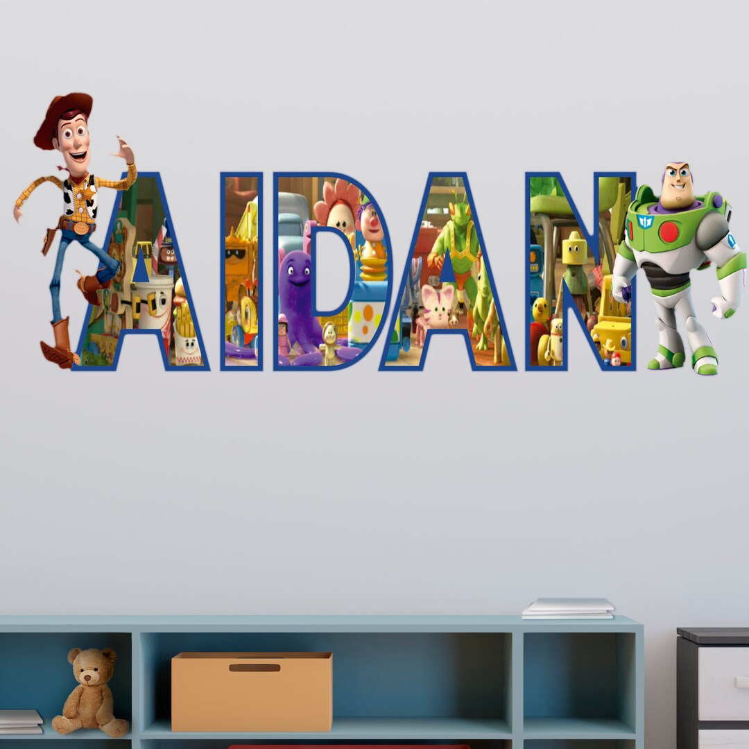 Toy Story Wall Decor Toy Story Party Supplies Wall Art Etsy