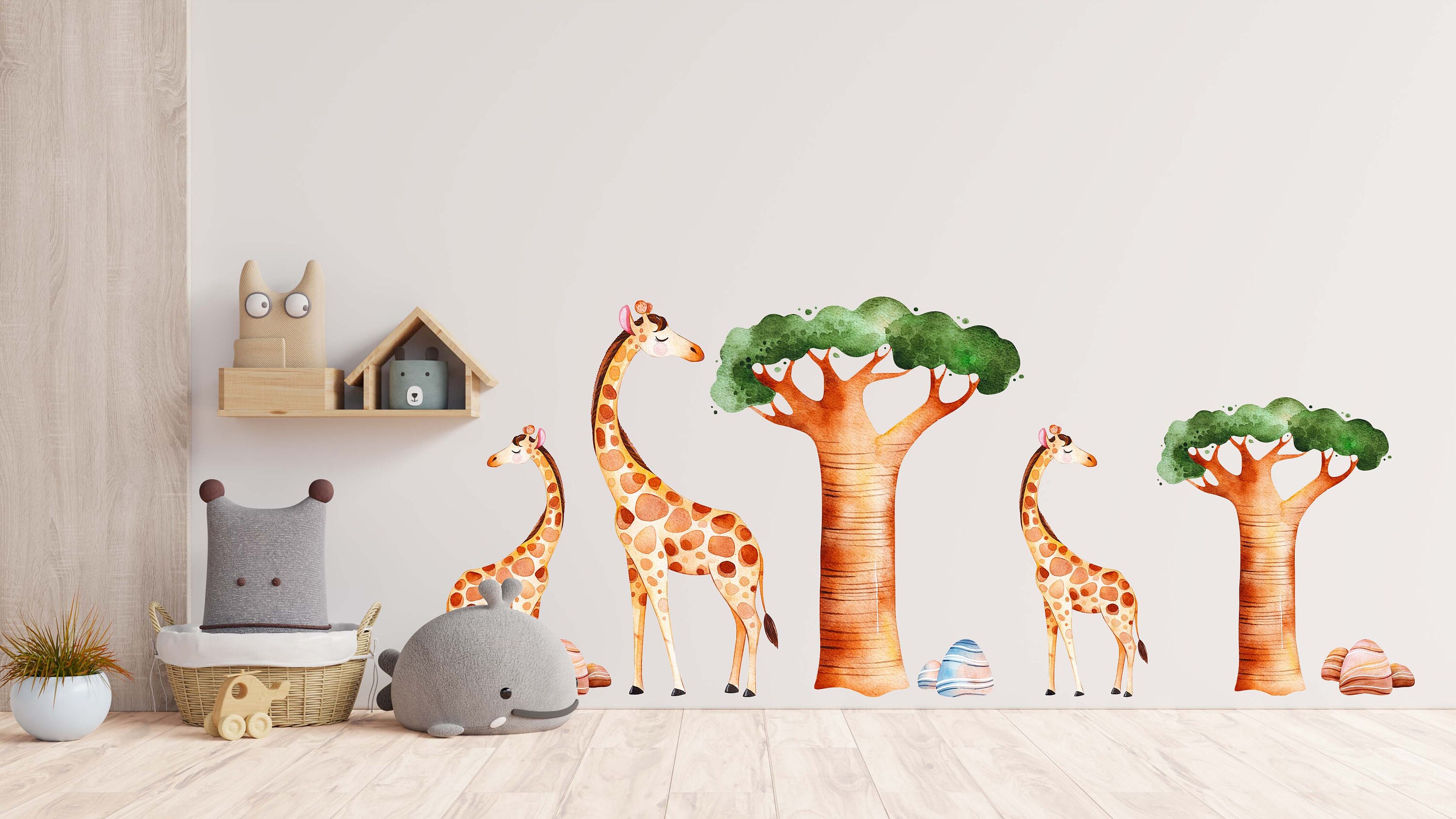 Giraffe Wanddeko Animal Home Decor Niedliche Tiere | Etsy