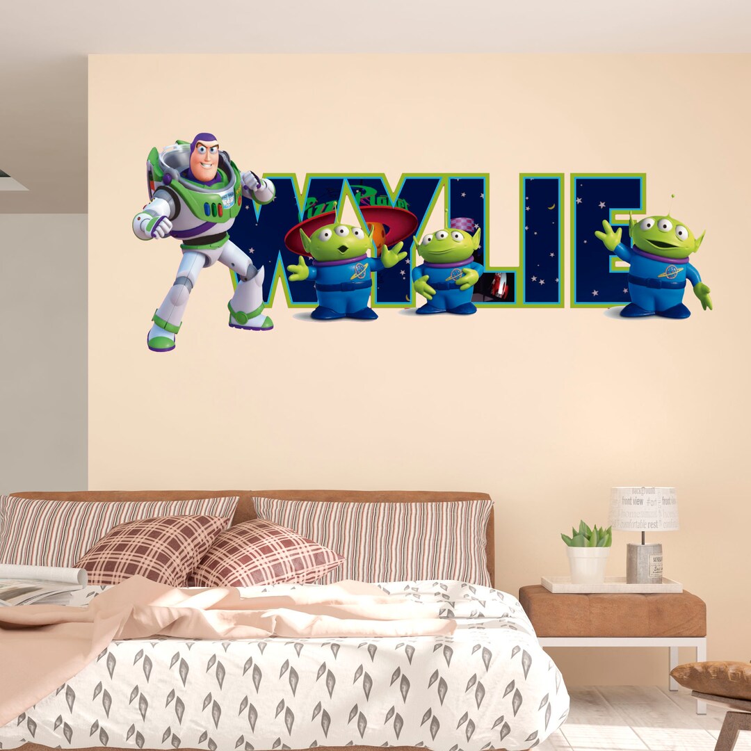 Toy Story Wall Decals Kids Toy Story Buzz Wall Decal for Etsy