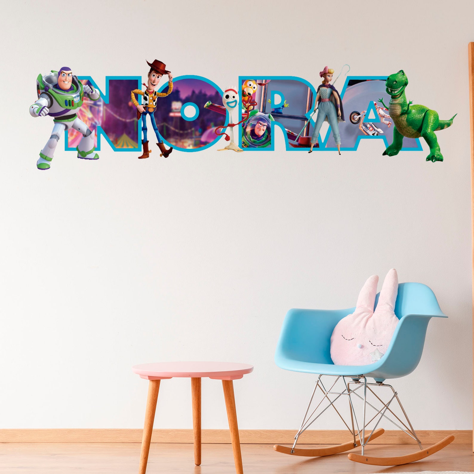 Toy Story Wall Decal for Nursery Custom Name Decal Toy Etsy UK