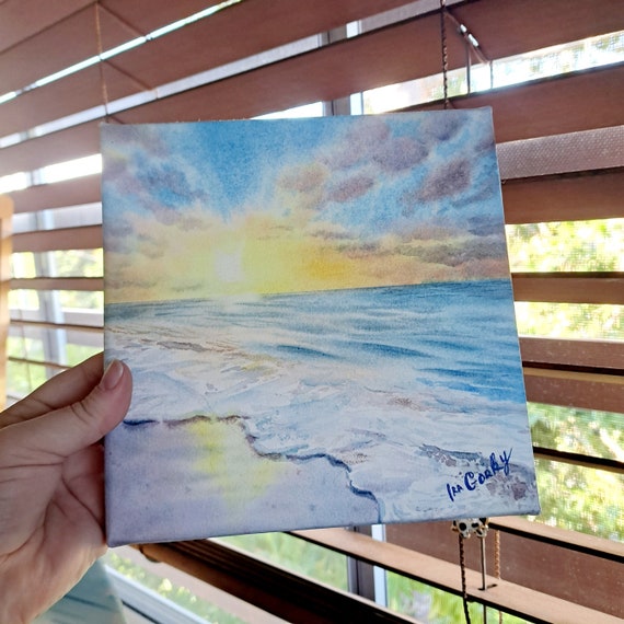SKY CLOUDS & SEA - Relaxing landscape painting