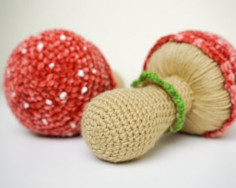 Crochet Pattern: The Mushie Plushie Woodland Amigurumi Mushroom Snuggle Plush Toy, Crochet Mushroom Pattern, Plush Toy, Fantastic Fungi