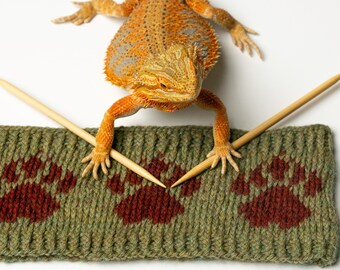 Knitting Pattern: The Bear Paw Headband, Bear Claw Ear Warmer