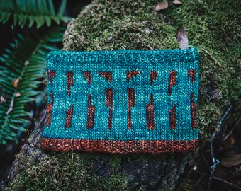 Dripping Amber Cowl Knitting Pattern PDF, Cowl Knitting Pattern, Tree Sap, Forest Conservation, Mother Nature Knits