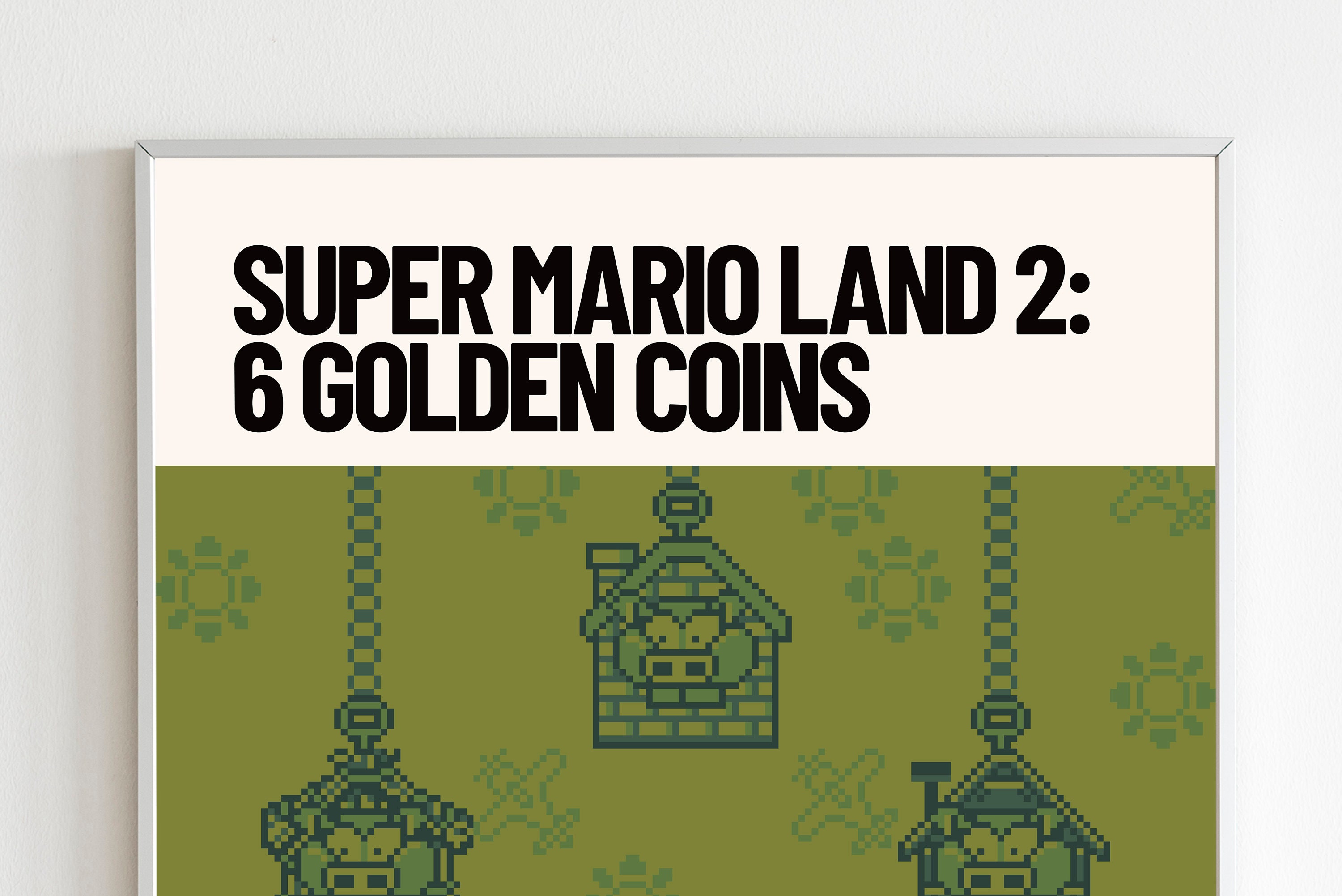 Super Mario Land 2: 6 Golden Coins 1992 Video Game Poster | Etsy