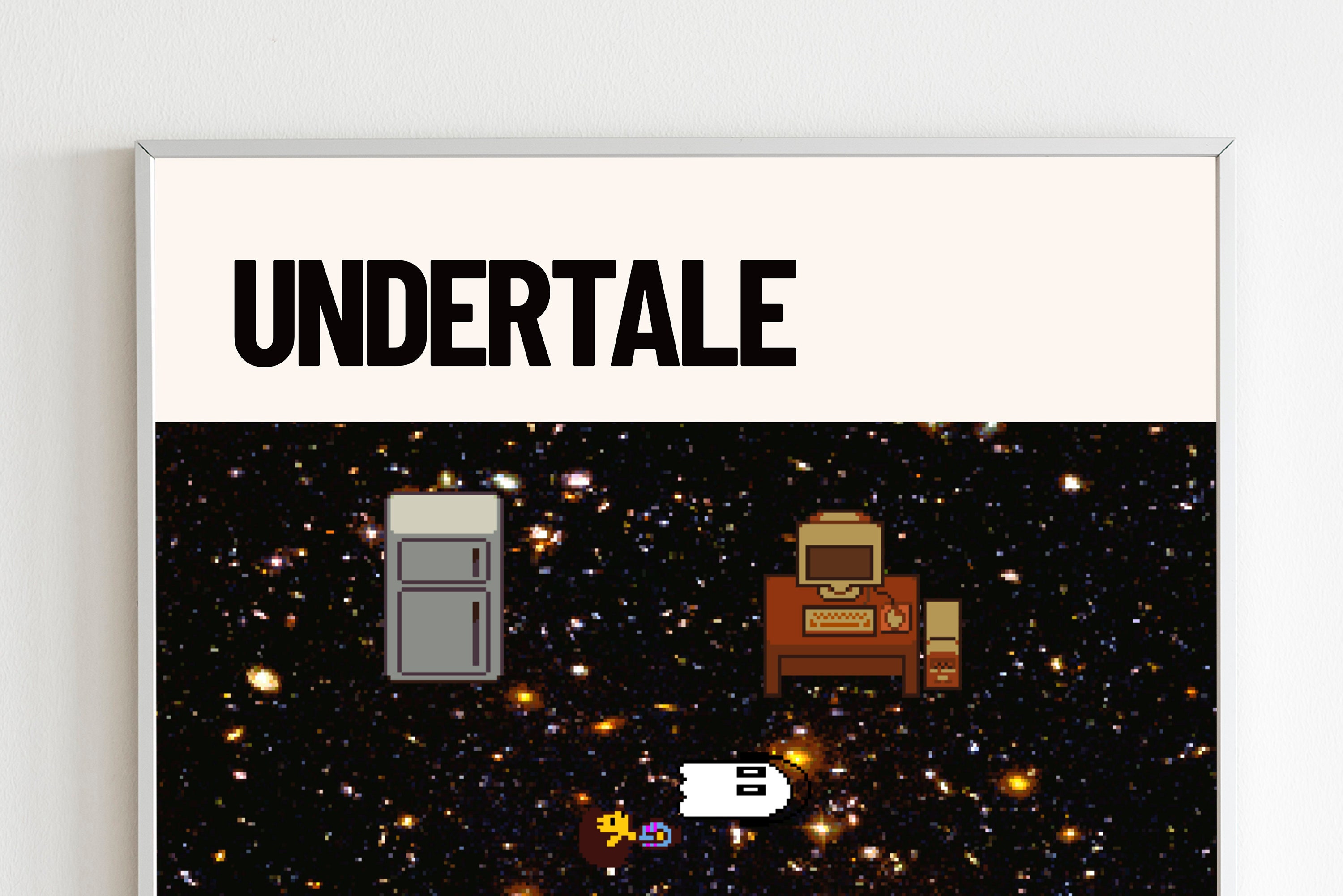 Undertale 2015 Video Game Poster Art Minimalist Design Etsy