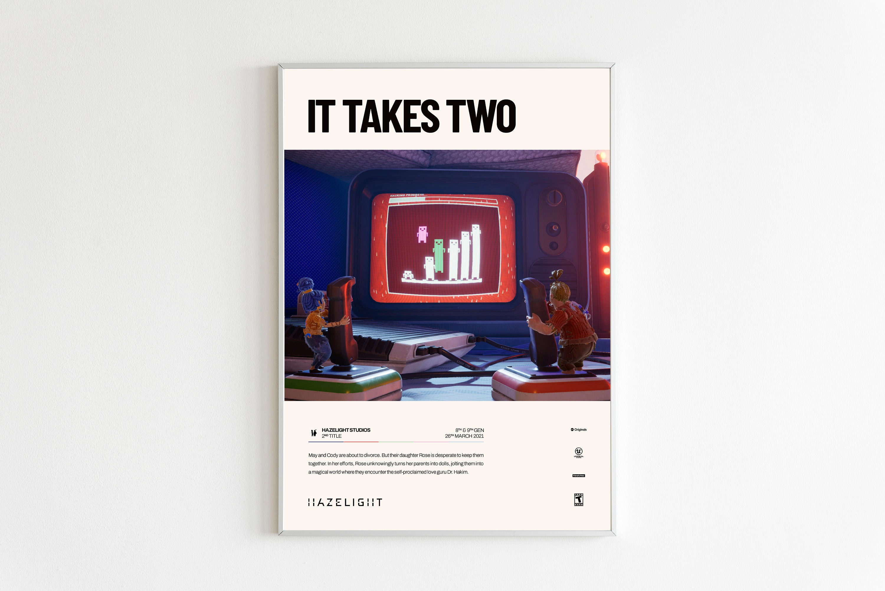 It Takes Two (2021) - Video Game Poster Art