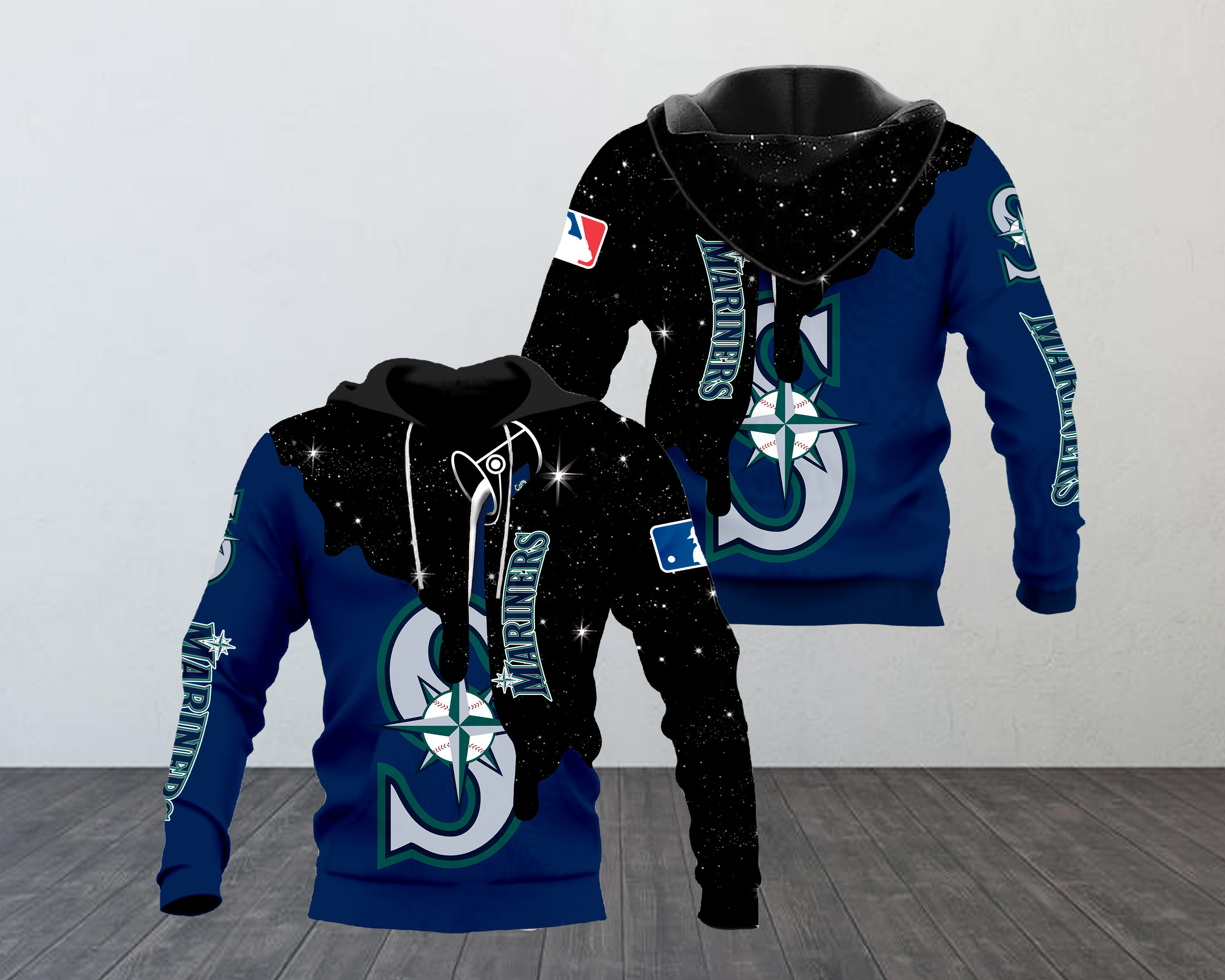 MLB Seattle Mariners Pullover Hoodie Seattle Mariners 3D Full Etsy