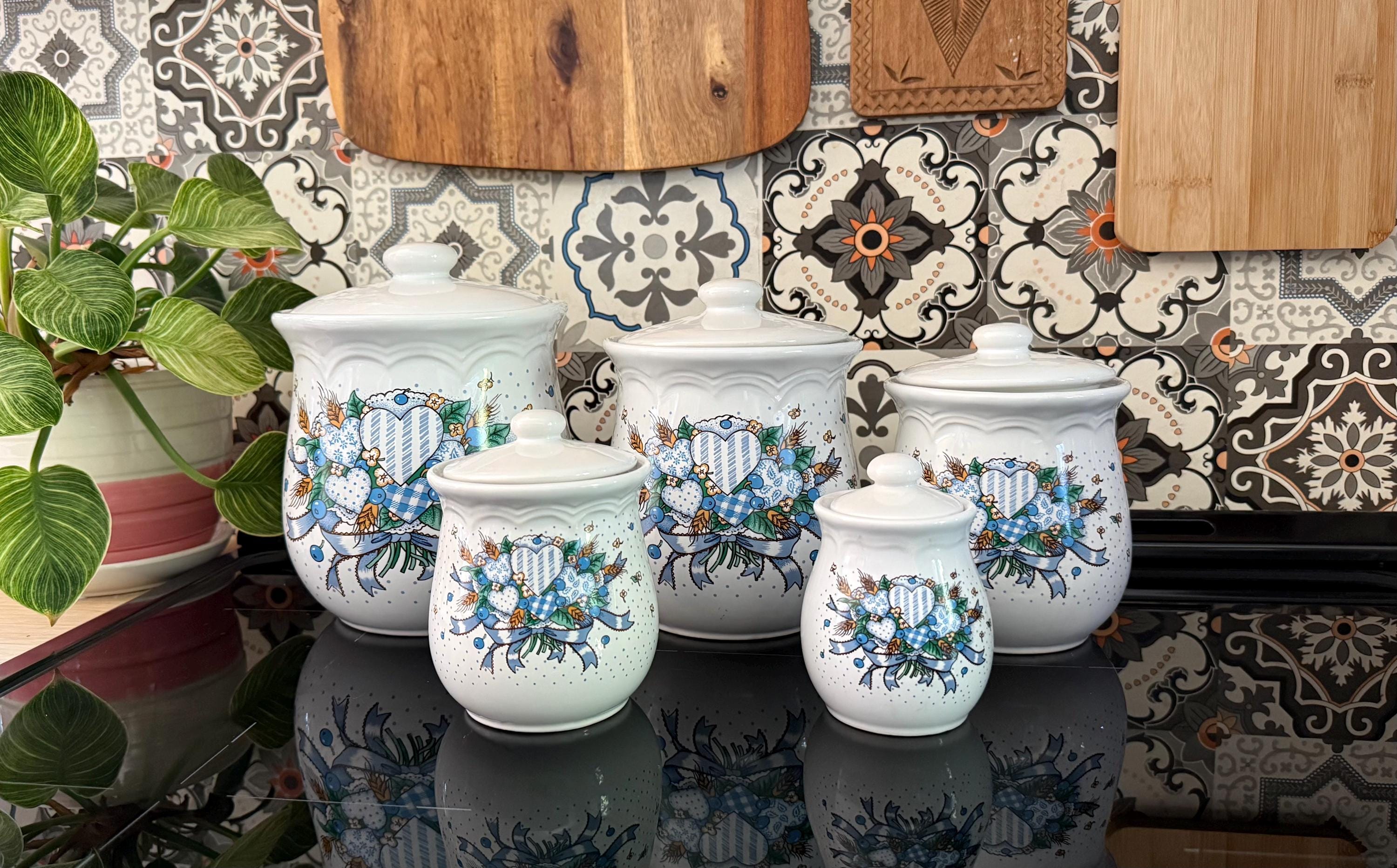 Avon House Canisters - Etsy Canada