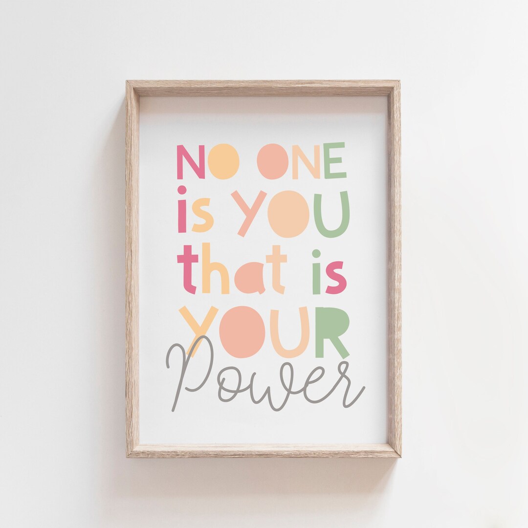 NAÏZAYA Cameretta Bambina Bambino Decorazioni - Set 6 Poster Quadri Animali 21x30cm - Frasi Motivazionali Italiano, Senza Cornice