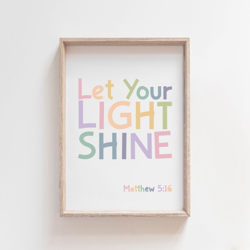 Let Your Light Shine - Etsy