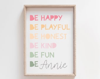Girls Nursery Prints, Girls Bedroom Prints, Kids Motivational Prints, Girls Wall Art, Girls Bedroom Prints, Playroom Prints, Toddler Room