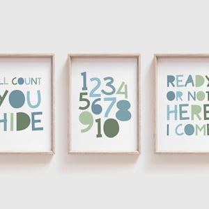 3 Boys Nursery Prints, Boys Nursery Wall Art, Playroom Prints, Playroom Wall Art, Blue, Nursery Quotes, Boys Bedroom Prints, Boys Wall Art
