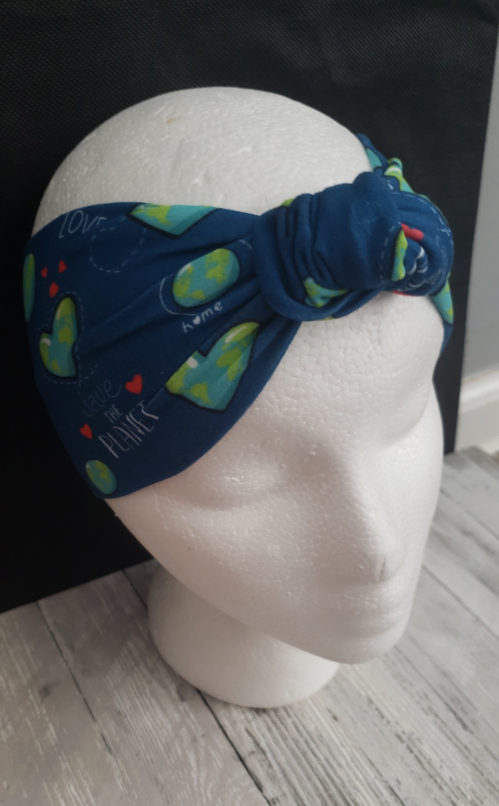 Save the Earth Day headbands and scrunchies Top Knot Etsy