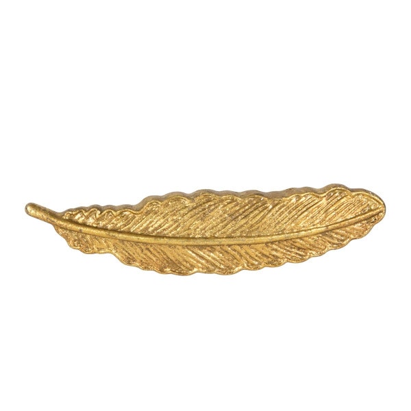 Golden Feather Vintage Drawer Knob.