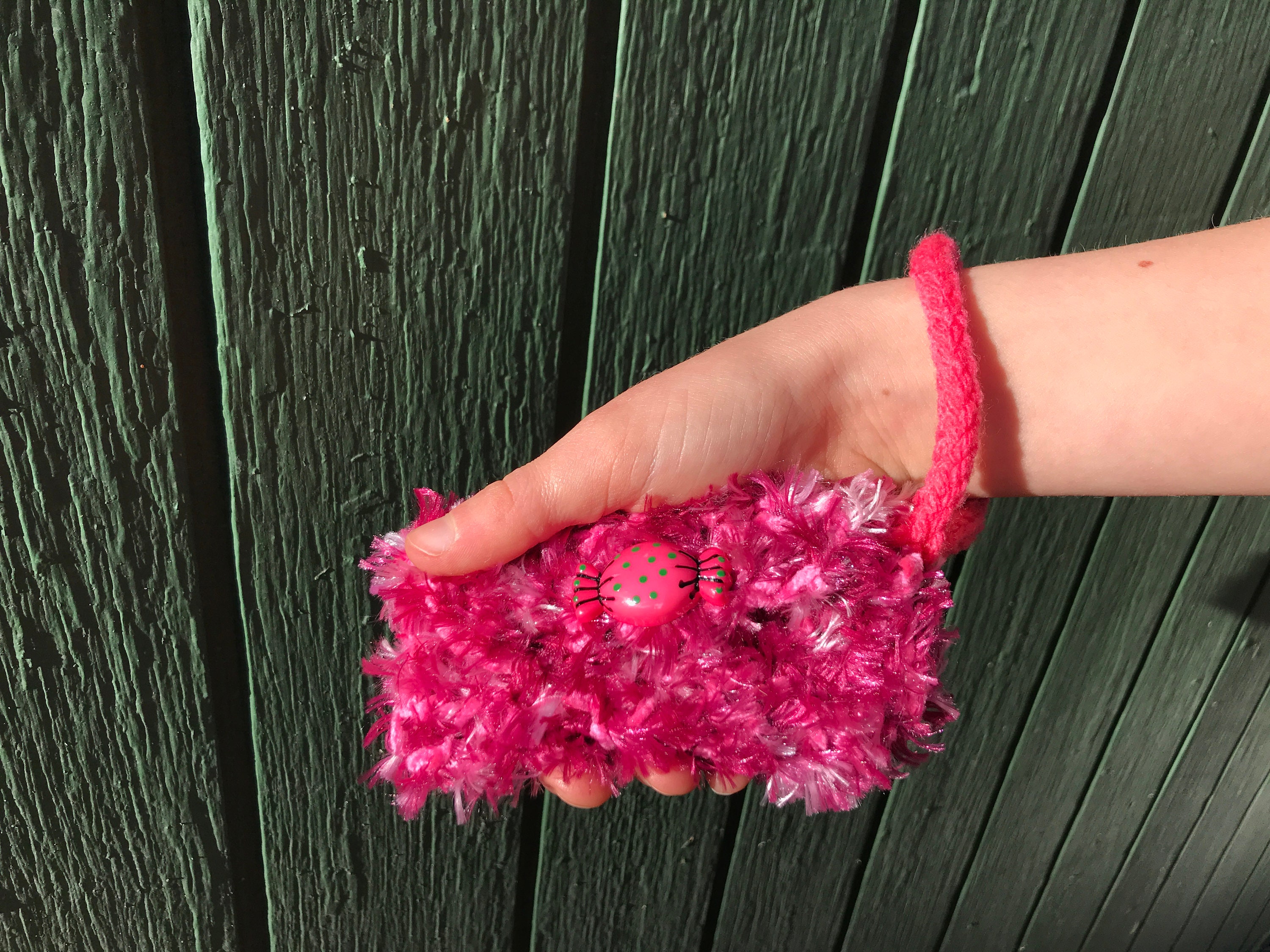 Candy pink clutch bag sale