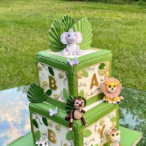 Edible Fondant Jungle Animals