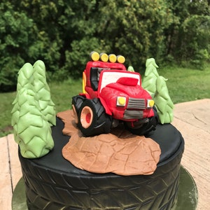 Edible Fondant Monster Truck