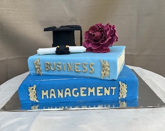 Edible Fondant Graduation Cap, Diploma, Letters