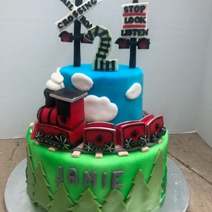 Edible Fondant Train Set