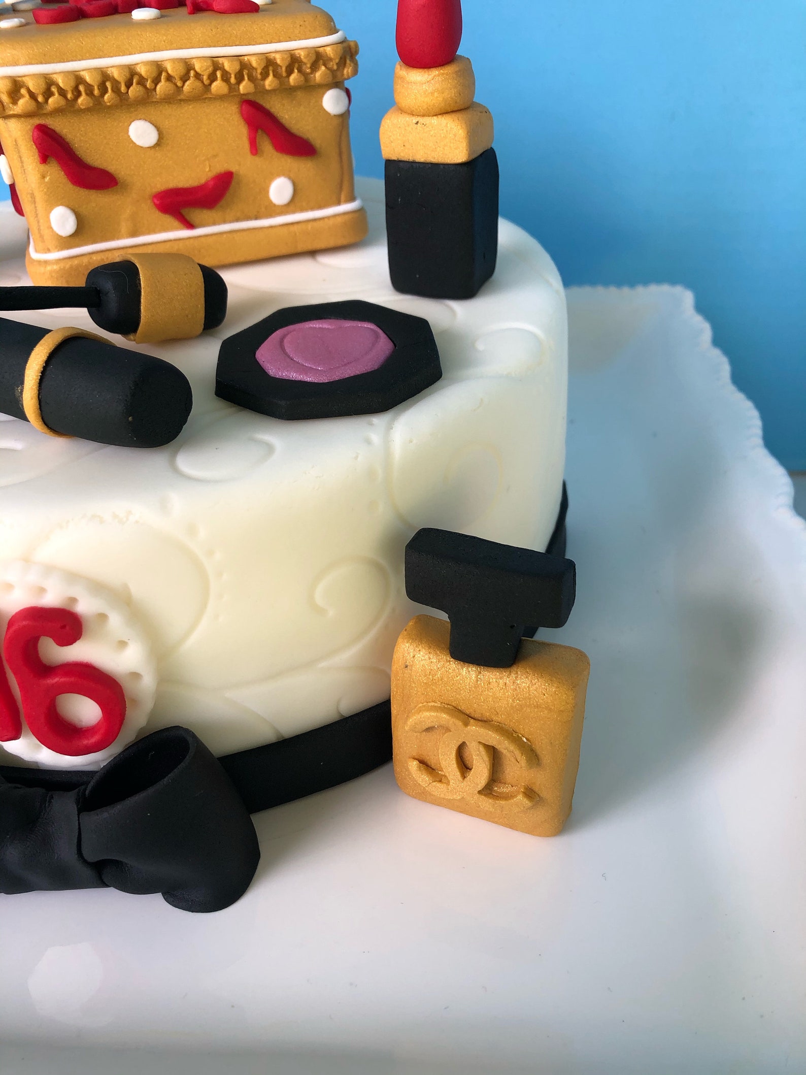 Edible Fondant Cosmetics Cake Toppers | Etsy