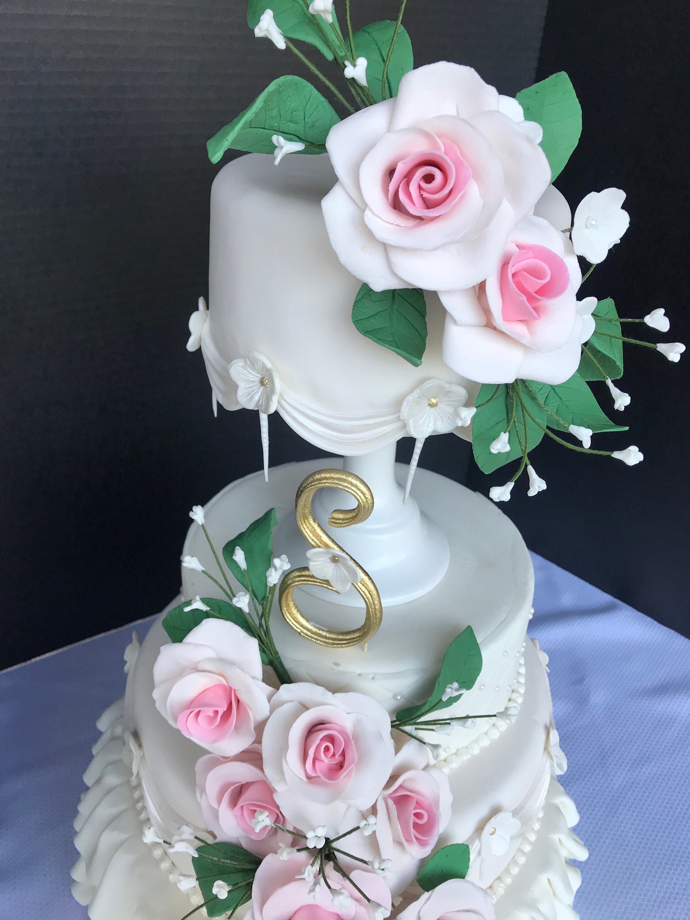 Edible Sugar Paste Roses Etsy