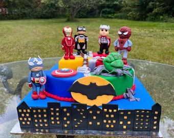 Edible Fondant Super Heroes