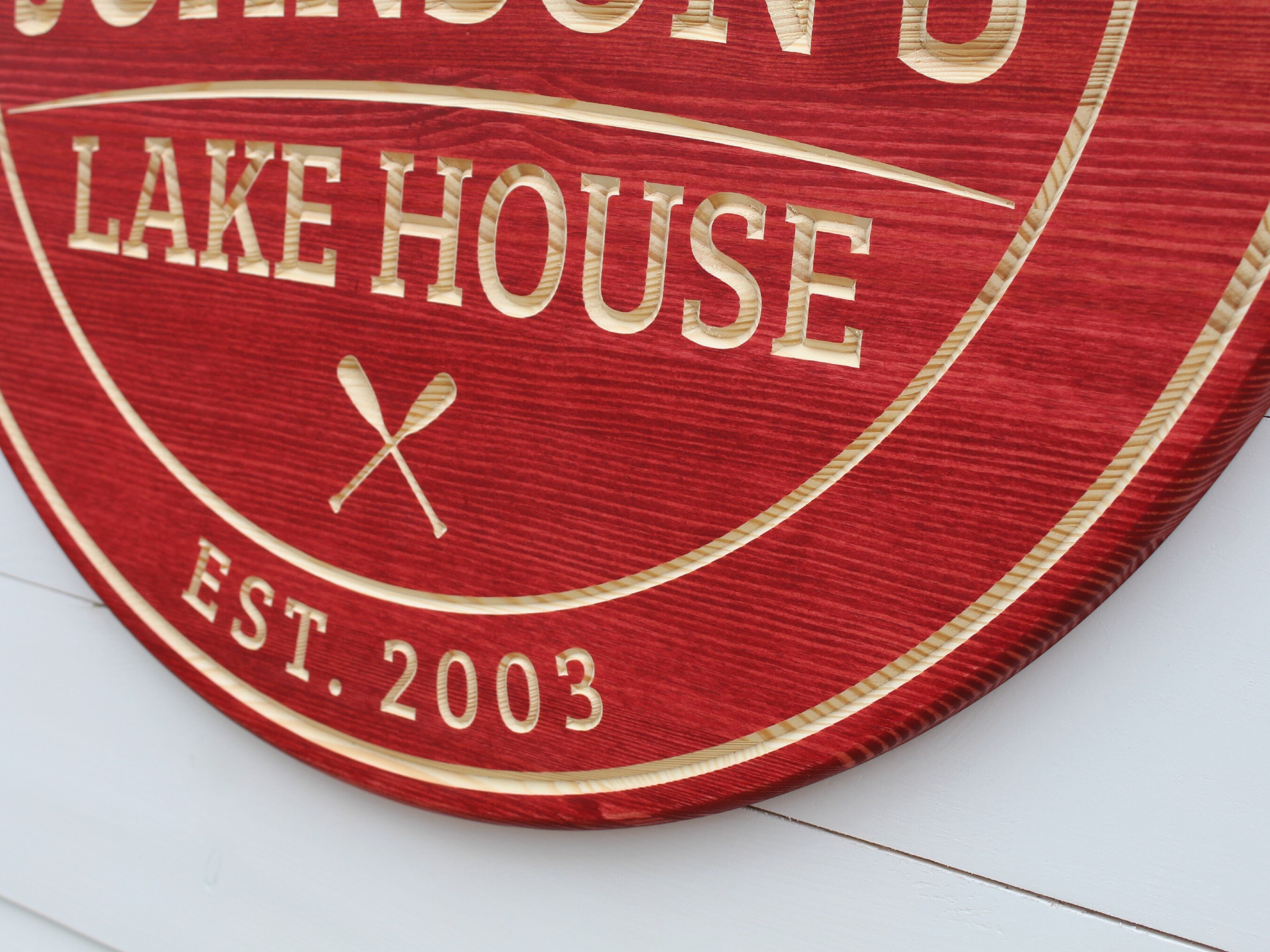 Personalized Lake House Sign Custom Family Lake House Sign Etsy