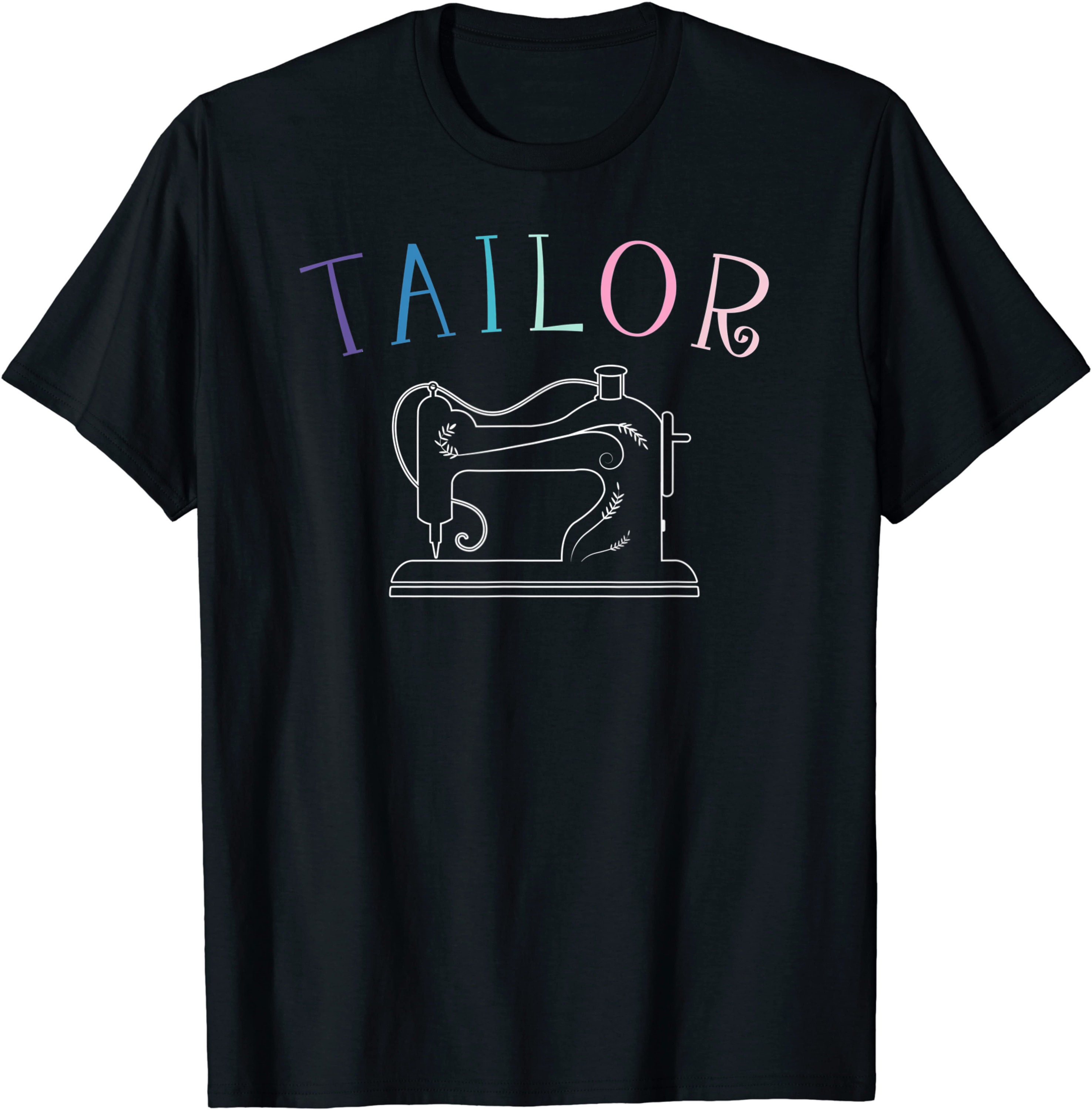 Sewing Machine Tailor TShirt Etsy