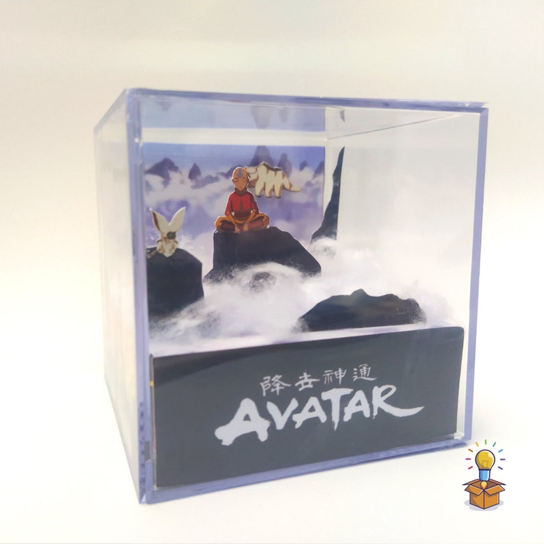Avatar: The Last Airbender 3D Diorama Cube TEMPLATE image 7