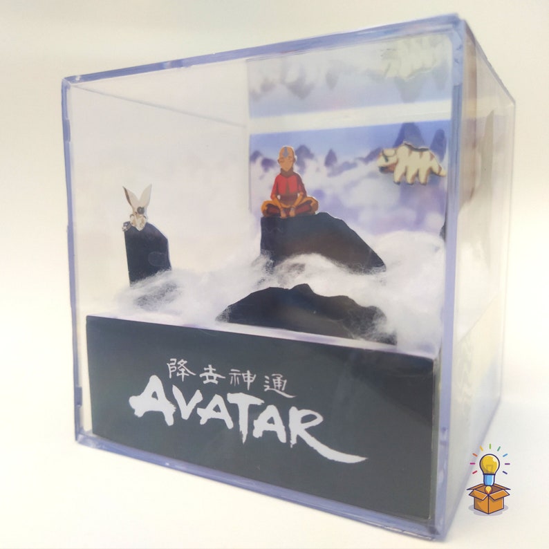 Avatar: The Last Airbender 3D Diorama Cube TEMPLATE image 3
