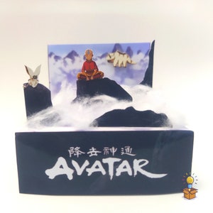 Avatar: The Last Airbender 3D Diorama Cube TEMPLATE image 2