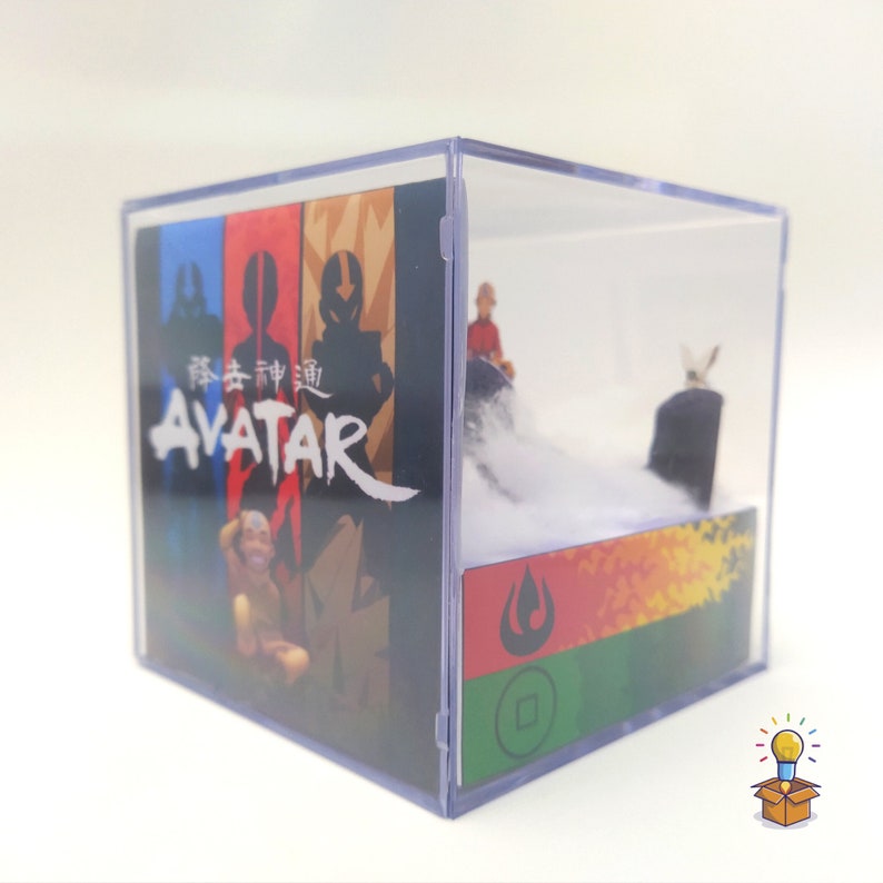 Avatar: The Last Airbender 3D Diorama Cube TEMPLATE image 5