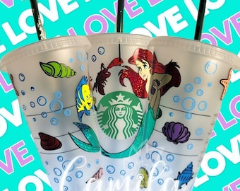 Starbucks Little Mermaid Inspired Cup