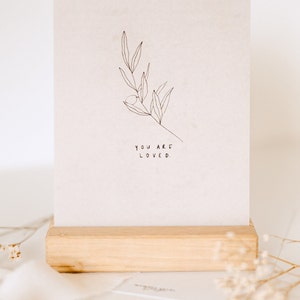 Postkarte YOU ARE LOVED
