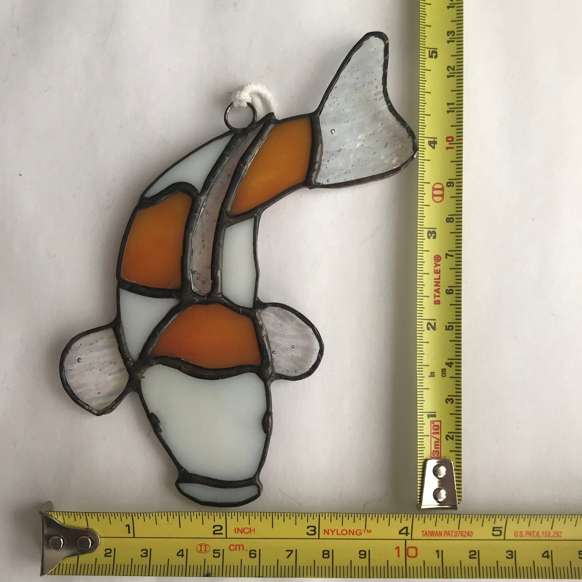 Stained Glass Koi Carp Rear View Mirror Ornament Garden Pond Etsy UK