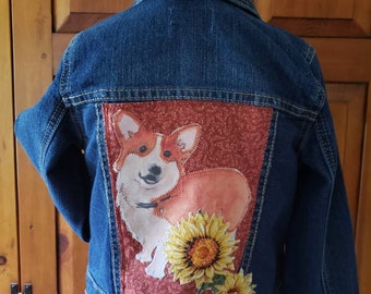 Bomber Jacket Corgi Bum Embroidery Bomber Jacket Corgi Bum Embroidery