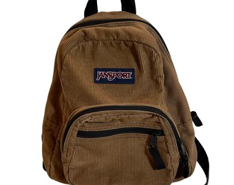 jansport mini backpack corduroy