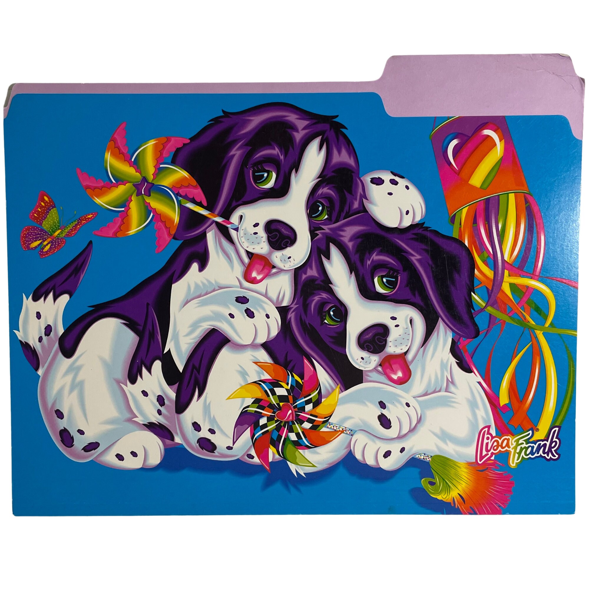 Vintage Lisa Frank Violet And Velvet Dog Coloring Book BARELY USED
