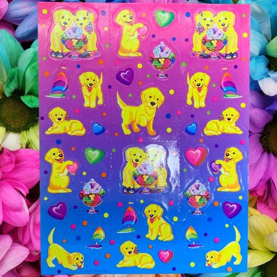 90er Jahre Vintage Lisa Frank Casey and Candy sharing an ice Etsy.de